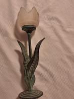 Tulp vormig T licht houder, Minder dan 25 cm, Gebruikt, Ophalen of Verzenden, Kandelaar