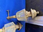 Antieke koperen lamp, Antiek en Kunst, Ophalen