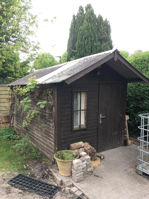 Tuinhuis, Tuin en Terras, Tuinhuizen, Gebruikt, Tuinhuis, Hout, Minder dan 250 cm, 200 tot 400 cm, 1 raam, Met overkapping, Ophalen