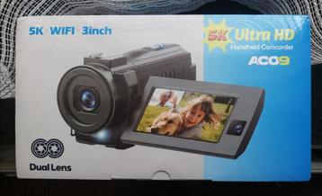 Appareil photo 56 MP, Caméscope ultra-HD 5K, double objectif