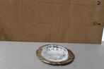 Zilveren schaaltje met glazen inzet, Antiek en Kunst, Zilver, Ophalen