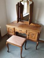 Kaptafel met bijhorend zitbankje, Ophalen, Zo goed als nieuw, Hout