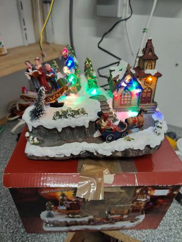 Kerstdorp schommel, Enlèvement ou Envoi, Comme neuf
