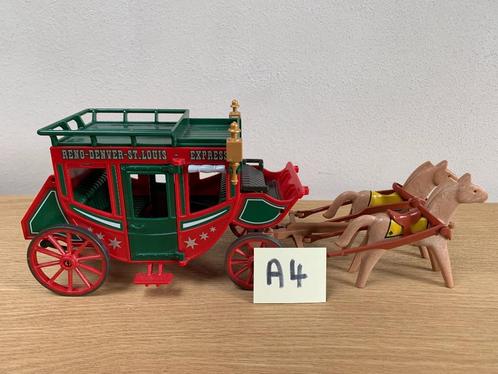 PLAYMOBIL A4 - POSTKOETS WESTERN, Kinderen en Baby's, Speelgoed | Playmobil, Nieuw, Los Playmobil, Ophalen of Verzenden