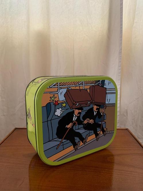 TINTIN opbergdoos, Verzamelen, Blikken, Zo goed als nieuw, Ophalen of Verzenden