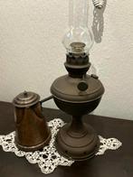 Petroleum lamp  + waterkanneke, Antiek en Kunst, Ophalen