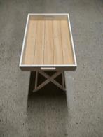 Dienblad met onderstel., Enlèvement, Utilisé, Rectangulaire, Bois