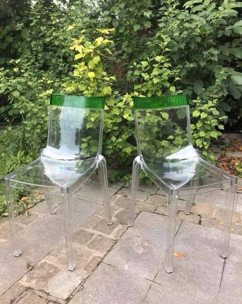 Hi Cut stoelen Kartell, Huis en Inrichting, Stoelen, Gebruikt, Twee, Kunststof, Overige kleuren, Ophalen