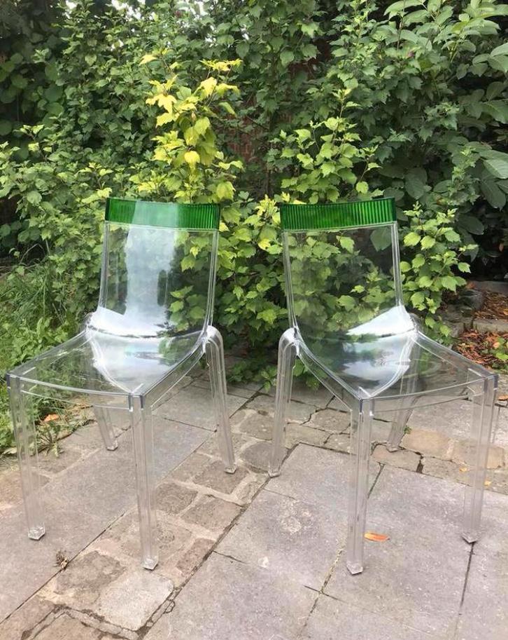 Hi Cut stoelen Kartell, Huis en Inrichting, Stoelen, Gebruikt, Twee, Kunststof, Overige kleuren, Ophalen