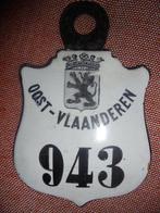 fietsplaat oost vlaanderen 1895 te ruil, Ophalen of Verzenden