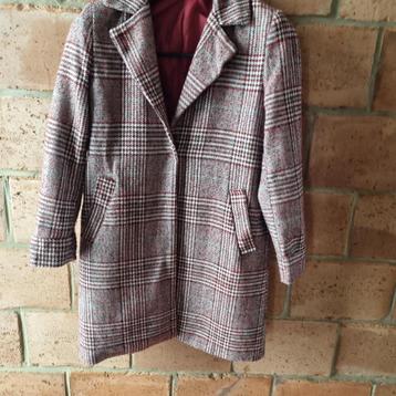 3/4 geruite jas beschikbaar voor biedingen