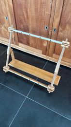 Vintage Frans houten verstelbaar borduurraam op voet., Hobby en Vrije tijd, Ophalen, Gebruikt