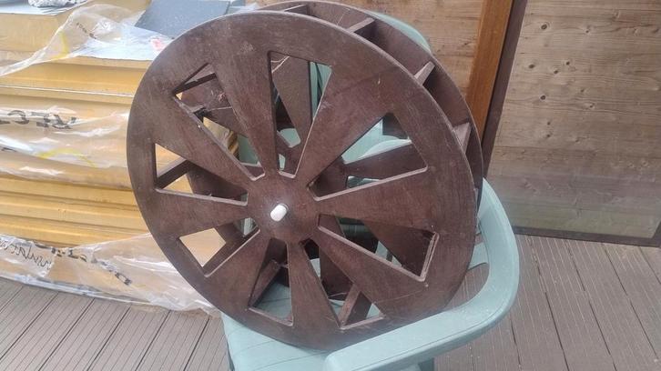 Waterrad, watermolen voor decoratieve toepassing., Tuin en Terras, Vijver-toebehoren, Gebruikt, Ophalen