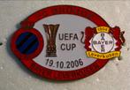 PIN Club Brugge FC BRUGES Bayer Leverkusen, Ophalen of Verzenden, Zo goed als nieuw, Sport, Speldje of Pin