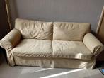 Beige slaapbank Ertop, Huis en Inrichting, Slaapkamer | Slaapbanken, Ophalen, Gebruikt, 90 cm, Tweepersoons