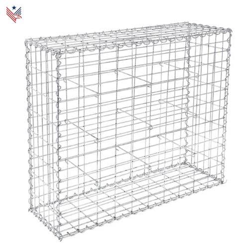 Schanskorf Metalen Stenen Mand 100x80x30 cm, Tuin en Terras, Gaas en Draad