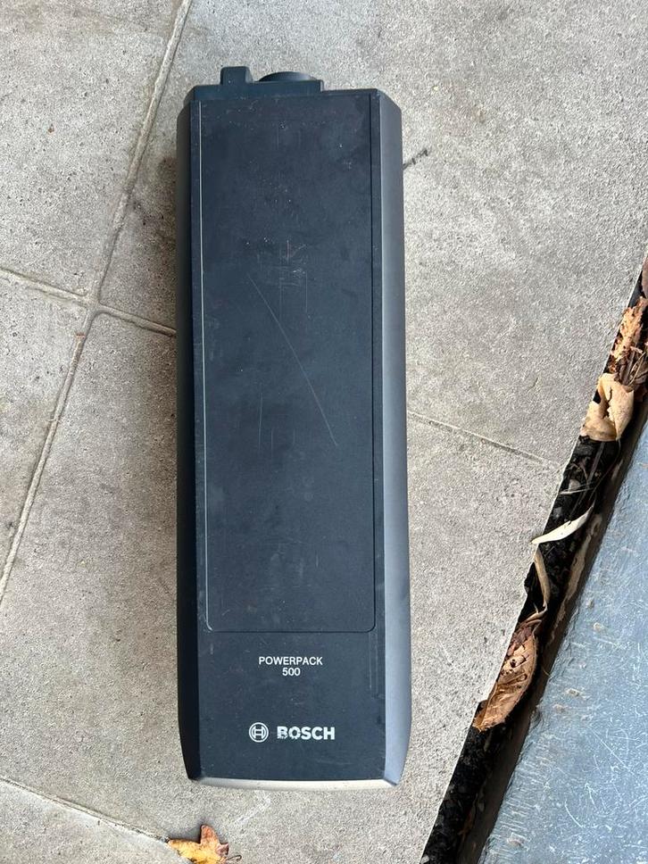 Fietsbaterij bosch powerpack 500 wh “ testraport, Fietsen en Brommers, Fietsaccessoires | Fietsaccu's, Zo goed als nieuw, Ophalen