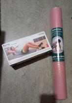 BUIKSTEUNSTANG + 1 ROZE SPORTMAT., Ophalen, Nieuw, Buik, Fitnessmat