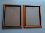 2 houten fotokaders. 28x22cm., TV, Hi-fi & Vidéo, Photo | Cadres photo, Comme neuf, Enlèvement