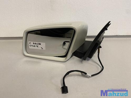 MERCEDES C KLASSE W204 Wit links spiegel white left mirror, Auto-onderdelen, Spiegels, Mercedes-Benz, Gebruikt