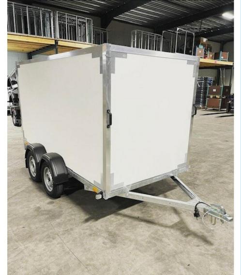 Gesloten aanhangwagen <750kg te huur voor motortransport, Auto diversen, Aanhangers en Bagagewagens, Nieuw, Ophalen