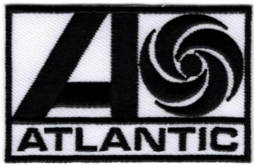 Atlantic Records stoffen opstrijk patch embleem, Verzamelen, Muziek, Artiesten en Beroemdheden, Nieuw, Kleding, Verzenden