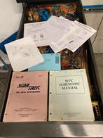 Flipperkast star trek next gen manuals, Verzamelen, Automaten | Flipperkasten, Ophalen of Verzenden, Gebruikt, Onderdeel of Defecte kast