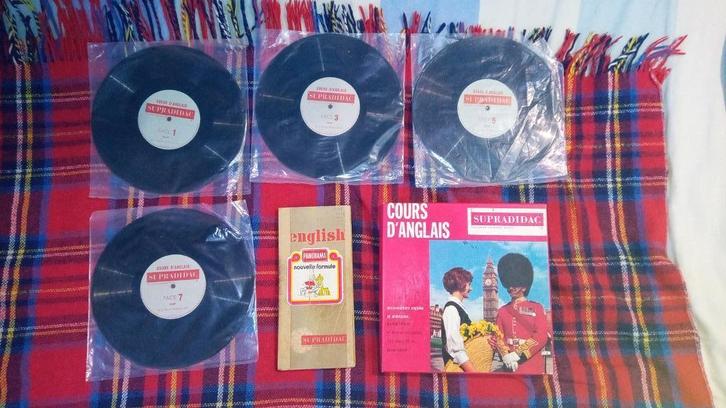 COURS D'ANGLAIS - SUPRADIDAC THE LIVING LANGUAGE COURSE - PR, Cd's en Dvd's, Vinyl | Overige Vinyl, Gebruikt, Overige formaten