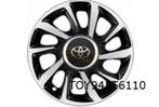 Toyota Aygo velg Aluminium 15'' turbine zwart / gepolijst Or, Pneu(s), Véhicule de tourisme, 15 pouces, Enlèvement ou Envoi