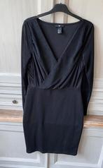 Zwarte jurk H&M black dress maat S 36, Ophalen of Verzenden, Nieuw, Maat 36 (S)