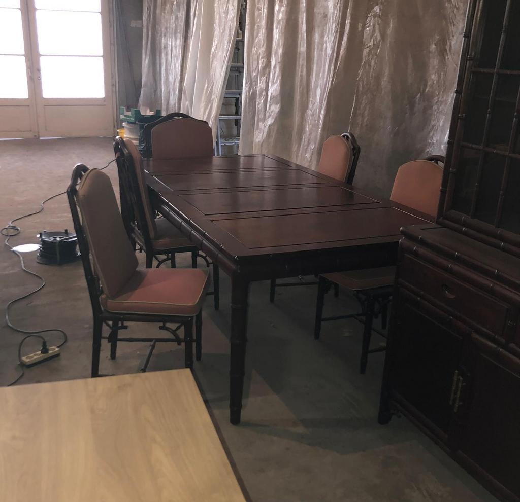 Tafel met stoelen en bijhorend kast, Huis en Inrichting, Ophalen, Zo goed als nieuw