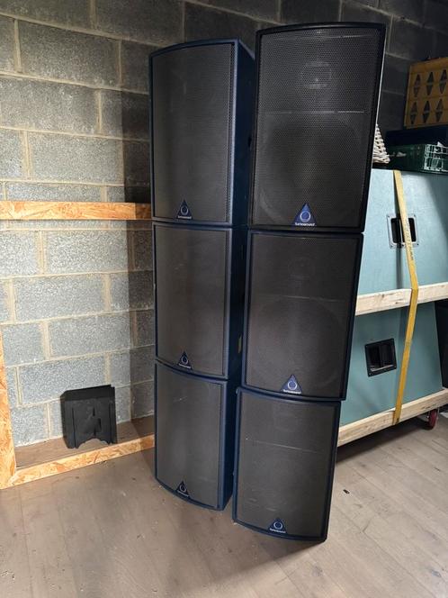 Turbosound TCS612, Audio, Tv en Foto, Luidsprekerboxen, Zo goed als nieuw, Ophalen