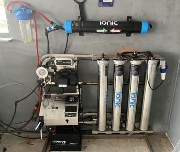 Ionic Systems osmose systeem met pomp en opslagtank beschikbaar voor biedingen