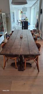 Eettafel met bijhorende stoelen., Huis en Inrichting, Tafels | Eettafels, Ophalen, Zo goed als nieuw