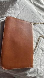 Origineel delvaux tasje, Handtassen en Accessoires, Ophalen of Verzenden, Gebruikt, Bruin, Leder