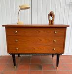 Vintage Scandinavisch dressoir, Huis en Inrichting, Kasten | Ladekasten, Ophalen, Gebruikt, Teakhout