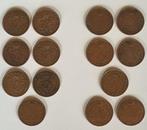 2 Cent Belgie Leopold II Albert 1902 - 1919 DES + DER Munten, Postzegels en Munten, Setje, Overig, Ophalen of Verzenden