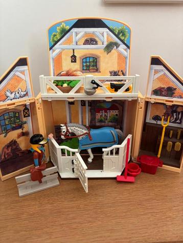 Playmobil 5418 Speelbox paardenstal, Enlèvement, Comme neuf, Ensemble complet