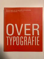 Over typografie_David Jury, Boeken, Ophalen of Verzenden, Gelezen