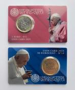 Coincard Vatican 1 euro + 50 cent 2023 BU - Pape François, Timbres & Monnaies, Monnaies | Europe | Monnaies euro, Enlèvement ou Envoi
