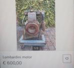 Lombardinni diezelmotor 7ld/f 14 pk 3000toeren 376u, Doe-het-zelf en Bouw, Aggregaten, Ophalen, Zo goed als nieuw