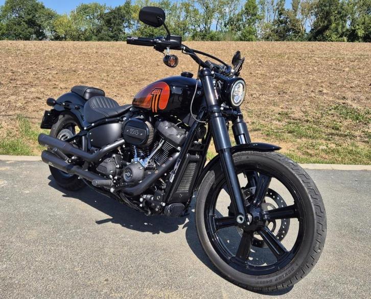 HD Street Bob 2022 - 3800 kms - Jekill & Hide - Etat neuf !, Motoren, Motoren | Harley-Davidson, Particulier, Chopper, meer dan 35 kW