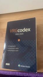 VRG Codex Rechten (Privaat, economisch, gerechtelijk), Boeken, Ophalen of Verzenden, Nieuw