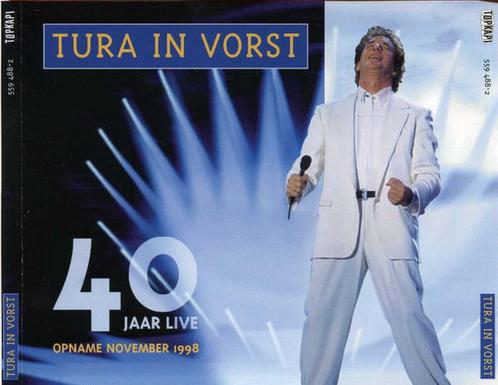 Will Tura – Tura In Vorst (40 Jaar Live), Cd's en Dvd's, Cd's | Nederlandstalig, Zo goed als nieuw, Rock, Ophalen of Verzenden