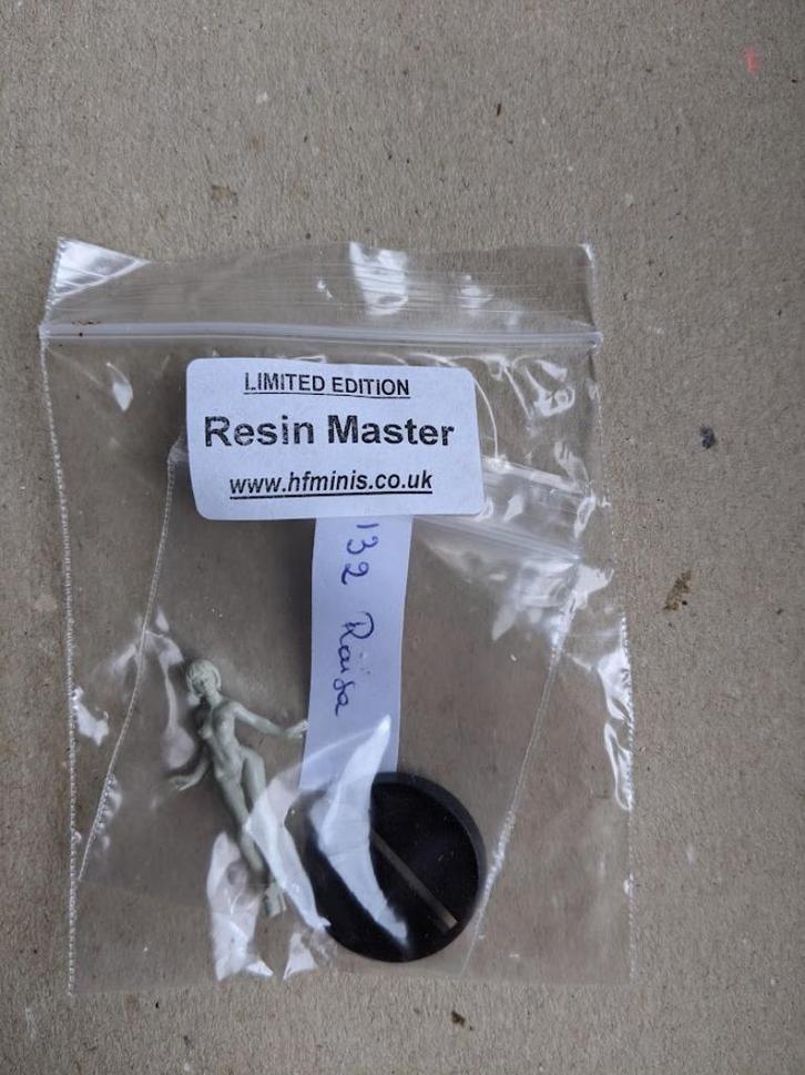 Hasslefree miniatures – HFH132R Resin Master – Raisa skyclad, Hobby en Vrije tijd, Wargaming, Nieuw, Overige soorten, Figuurtje(s)