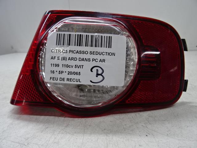 FEU DE RECUL Citroën C3 Picasso (SH) (89089249), Autos : Pièces & Accessoires, Éclairage, Citroën, Utilisé