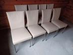 8x design stoelen Bert Plantagie, Comme neuf, Cuir, Enlèvement ou Envoi