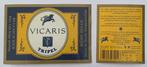 Bieretiket Vicaris Tripel Brouwerij Dilewyns (3k1), Verzamelen, Ophalen of Verzenden, Gebruikt