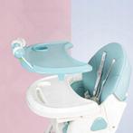 CHAIR HAUTE POUR ENFANT AVEC TRAYE, SANGLES, PLIABLE ET RÉGL, Verzenden, Afneembaar eetblad
