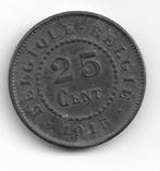 Belgique : 25 centimes 1915 dans Beautiful/FDC - morin 433, Envoi, Monnaie en vrac